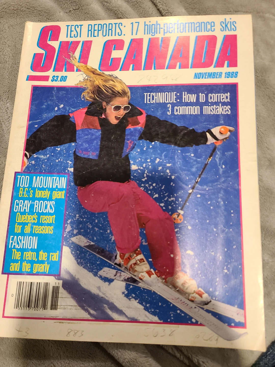 Ski Canada Magazine November 1988