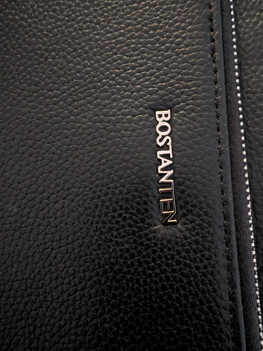 BOSTANTEN Black Leather Backpack - photo 3