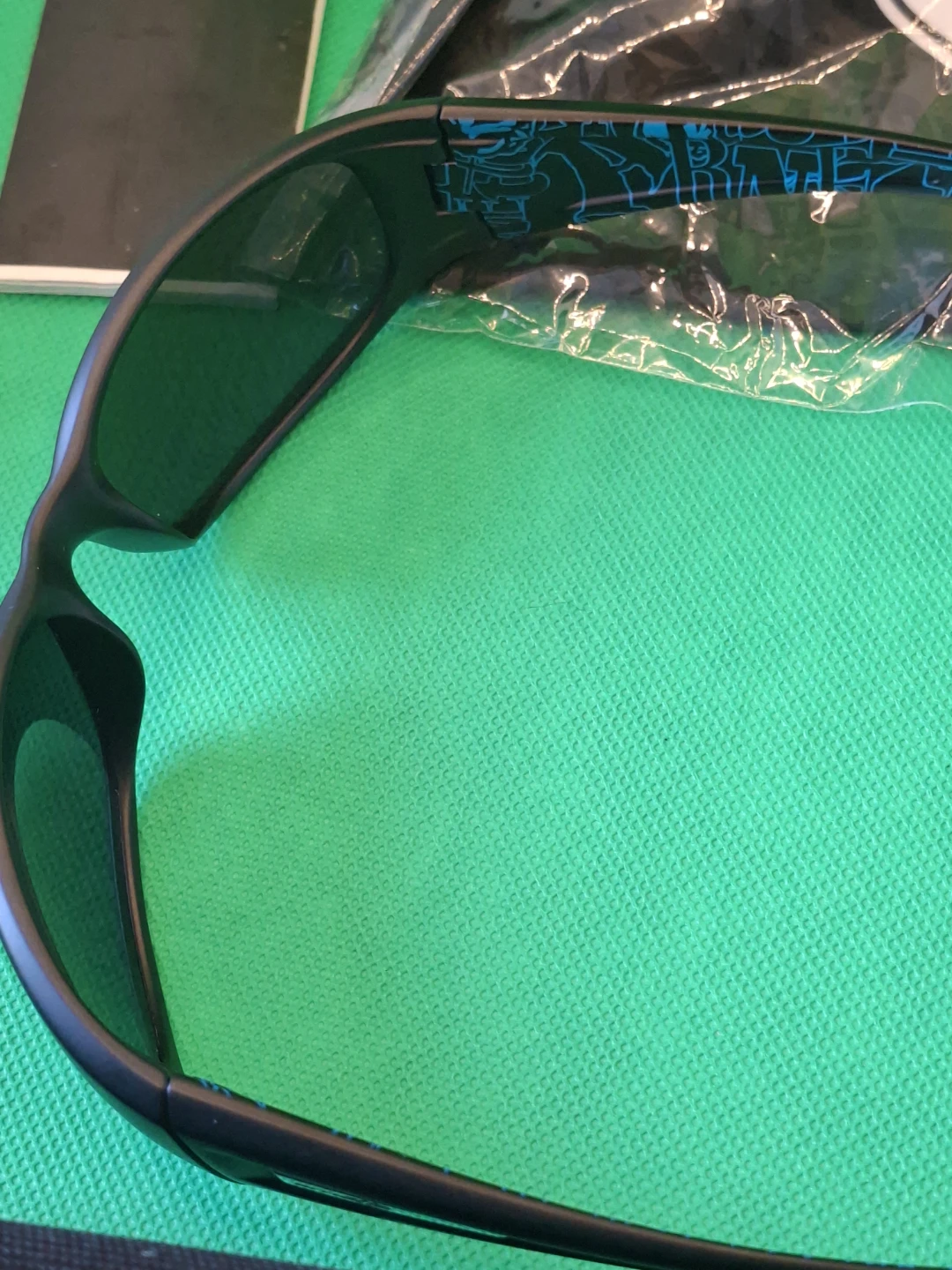 Arnette Hold Up AN4139 Sunglasses Matte Black Blue Print NIB - photo 5