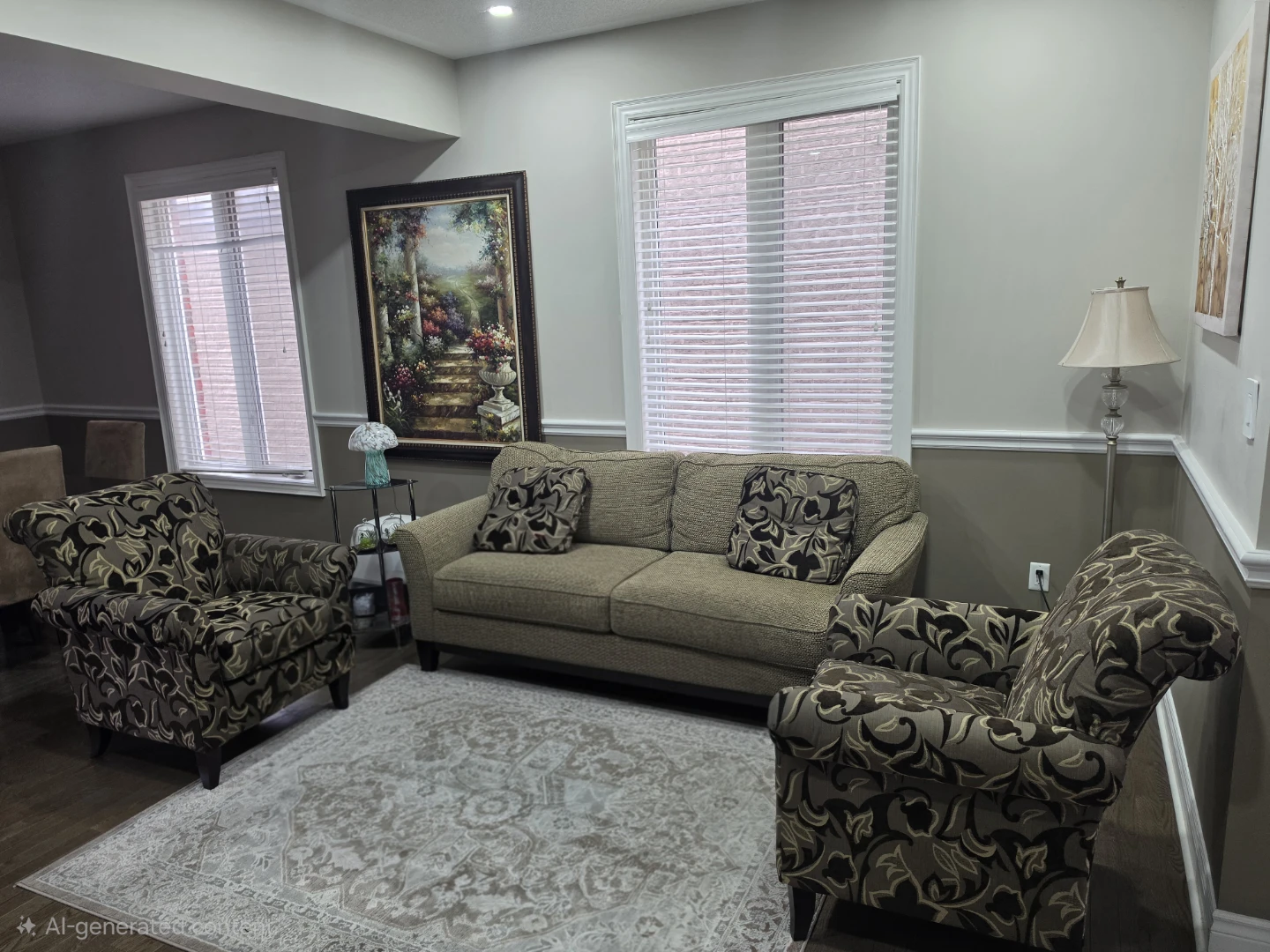 Three-Piece Living Room Sofa Set