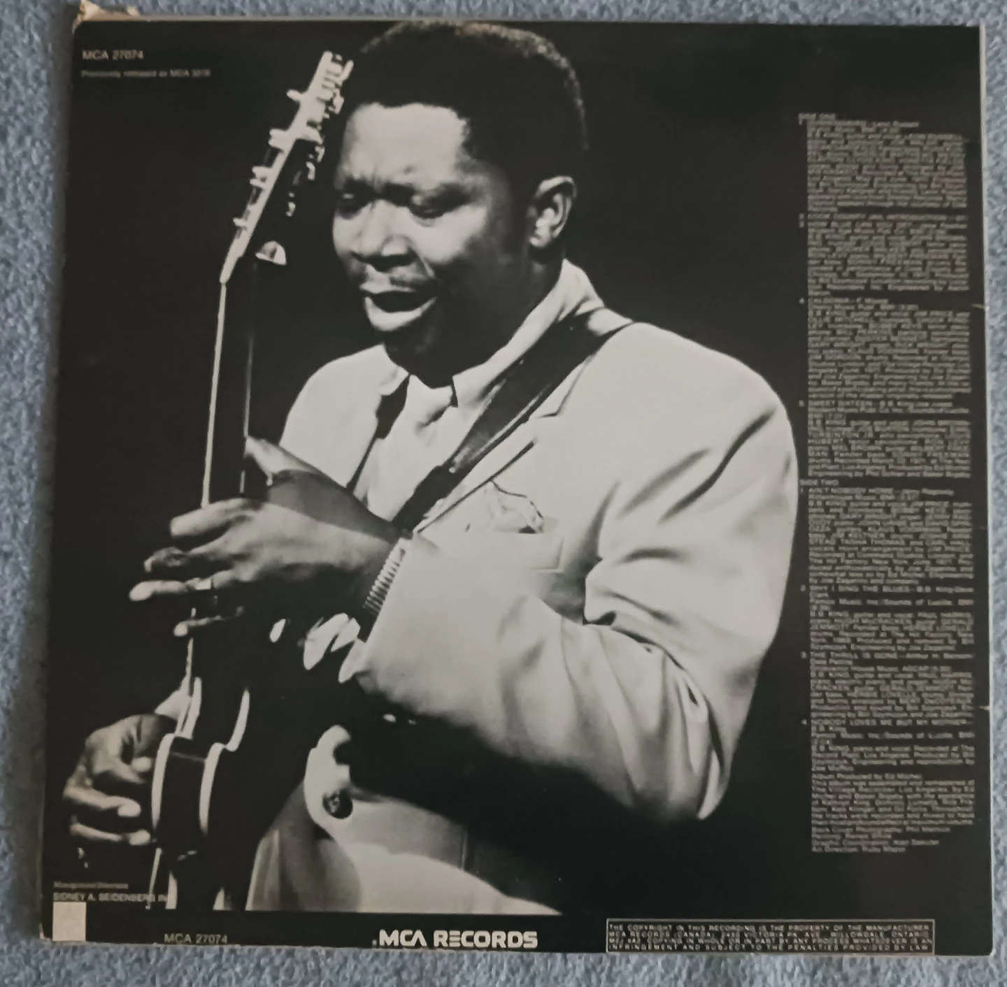 B.B. King The Best of B.B. King Vinyl Record - photo 2