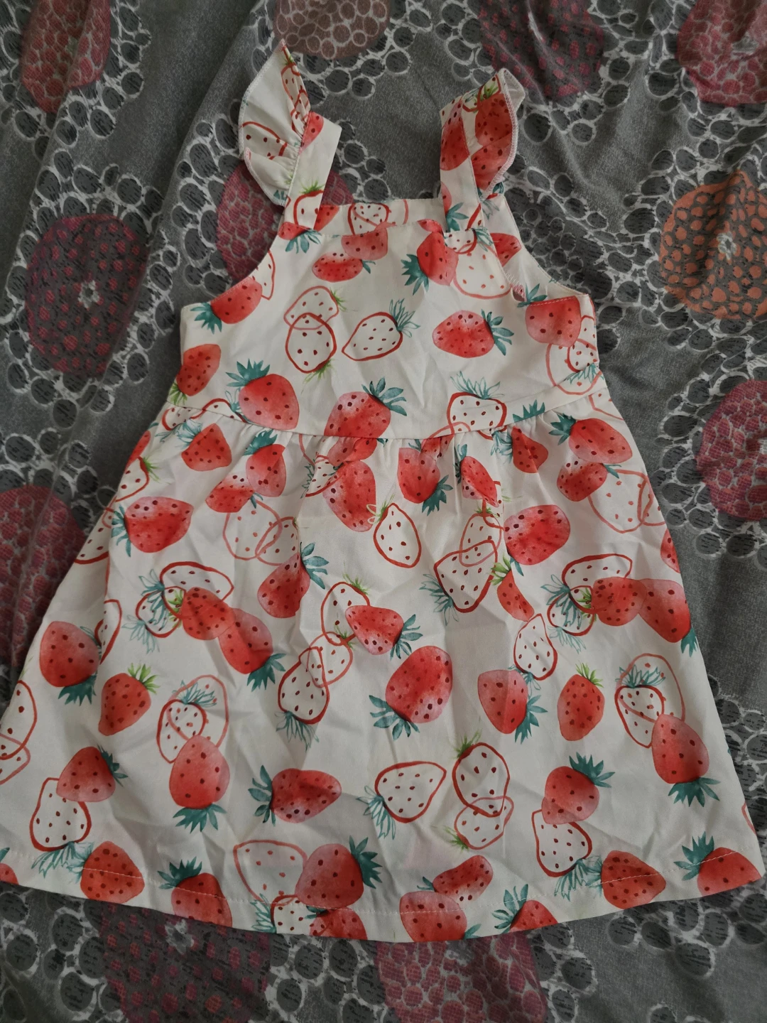 Baby Girl Strawberry Print Dress