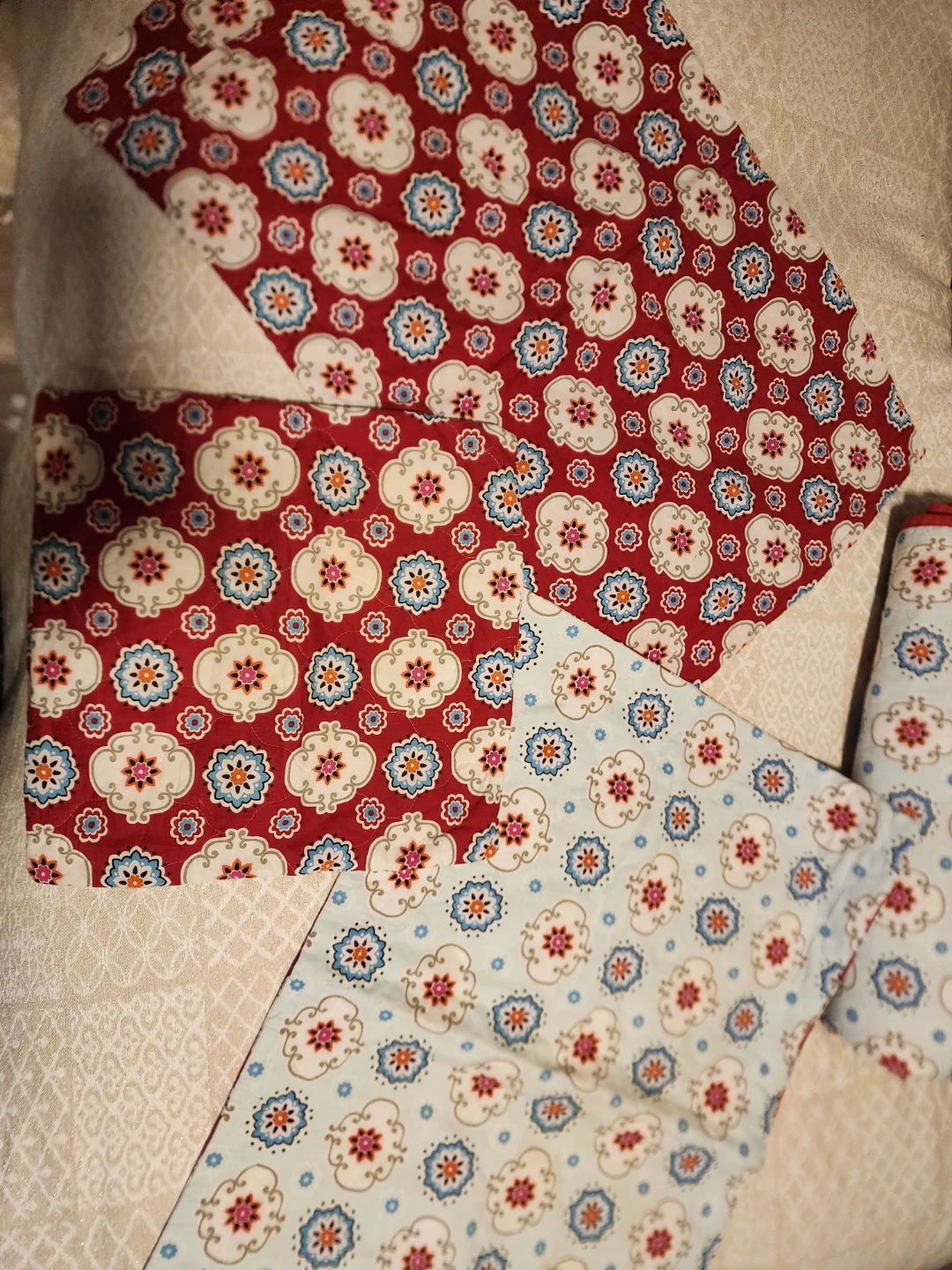 Quilt and Pillow Shams Set double side - photo 4