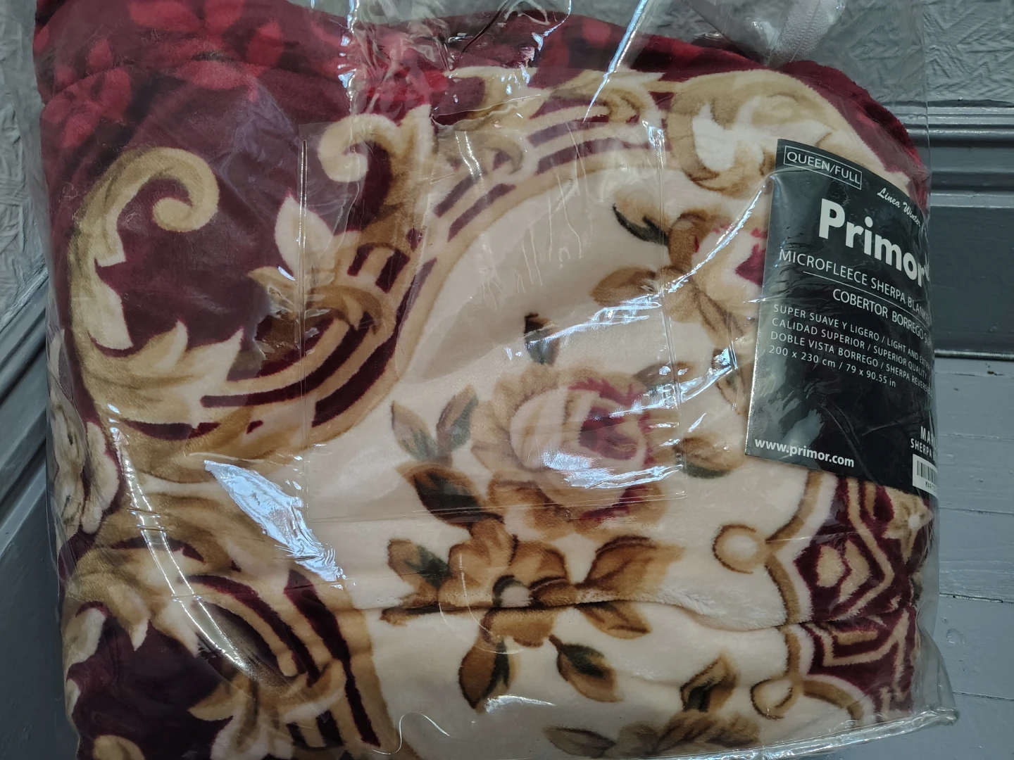 Primor Microfleece Sherpa Blanket Queen/Full