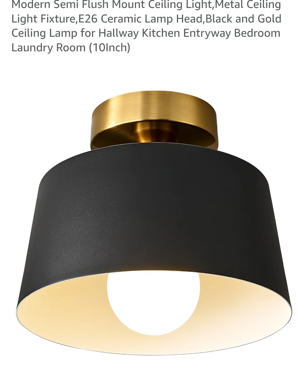 Modern Semi Flush Mount Ceiling Light