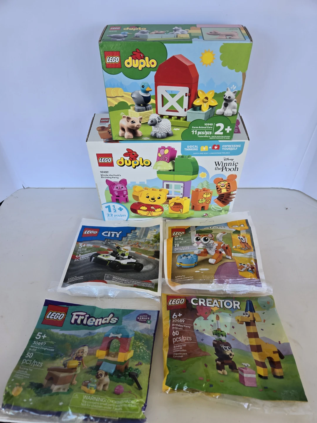 6 brand new lego duplo playsets