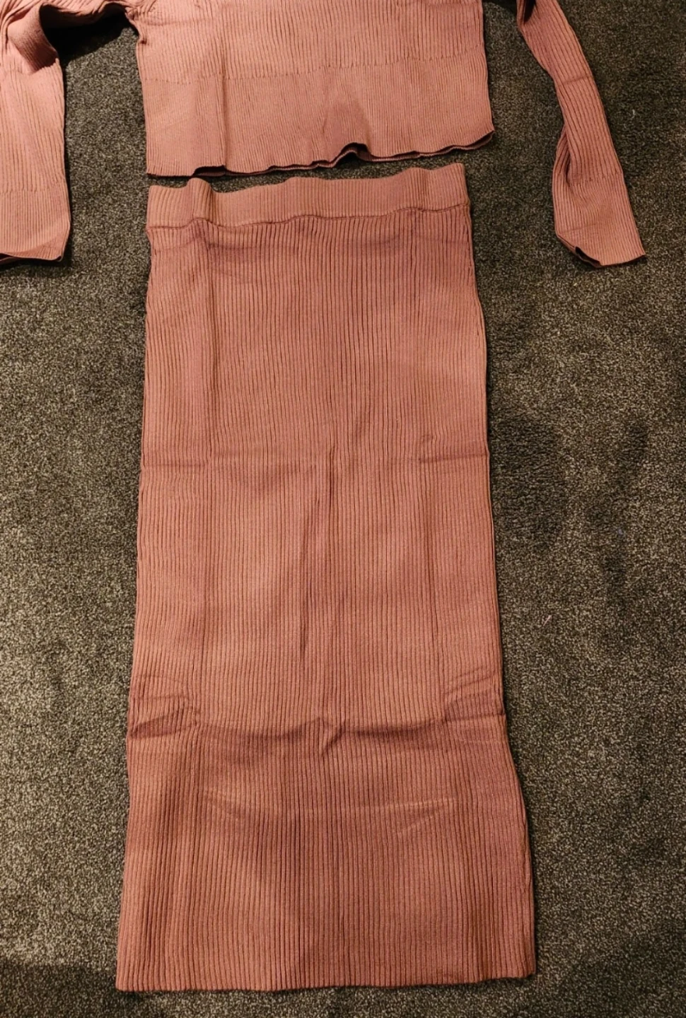 PrettyGarden Knit Sweater and Skirt Set - Pink - XL - photo 5