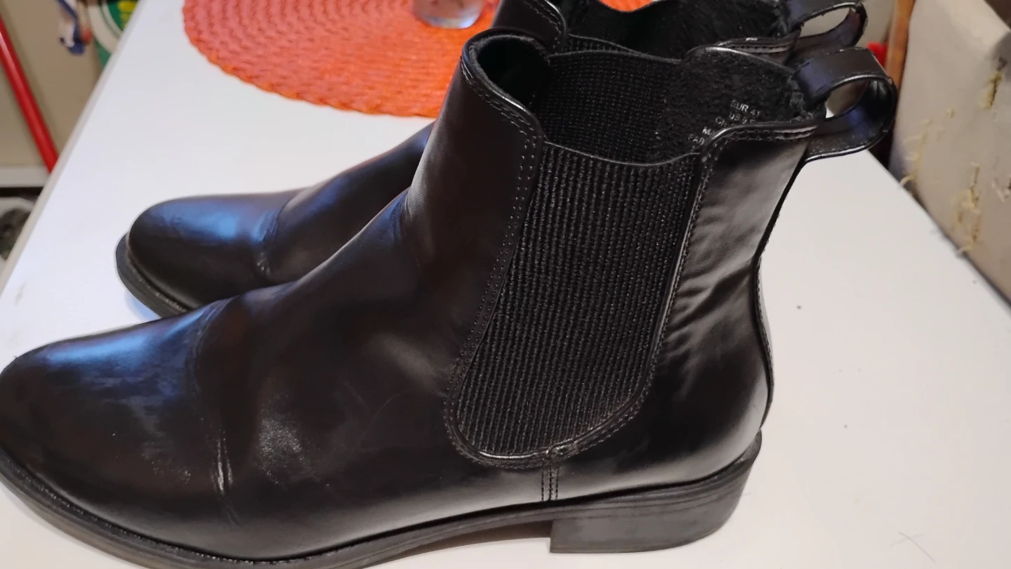 Black H&M Chelsea Boots Size 9.5 - photo 4