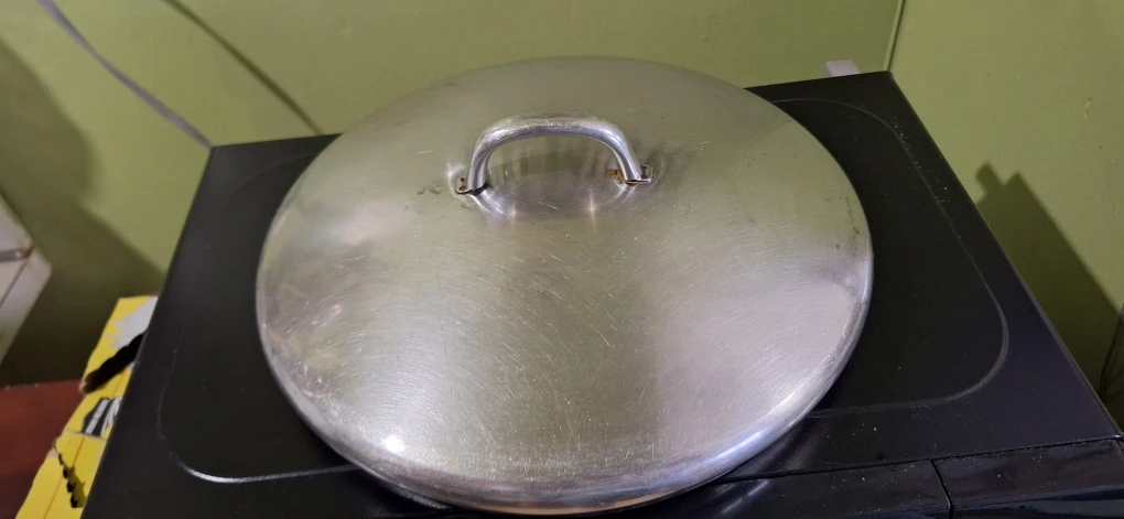 Stainless Steel Frying Pan with Lid - photo 2