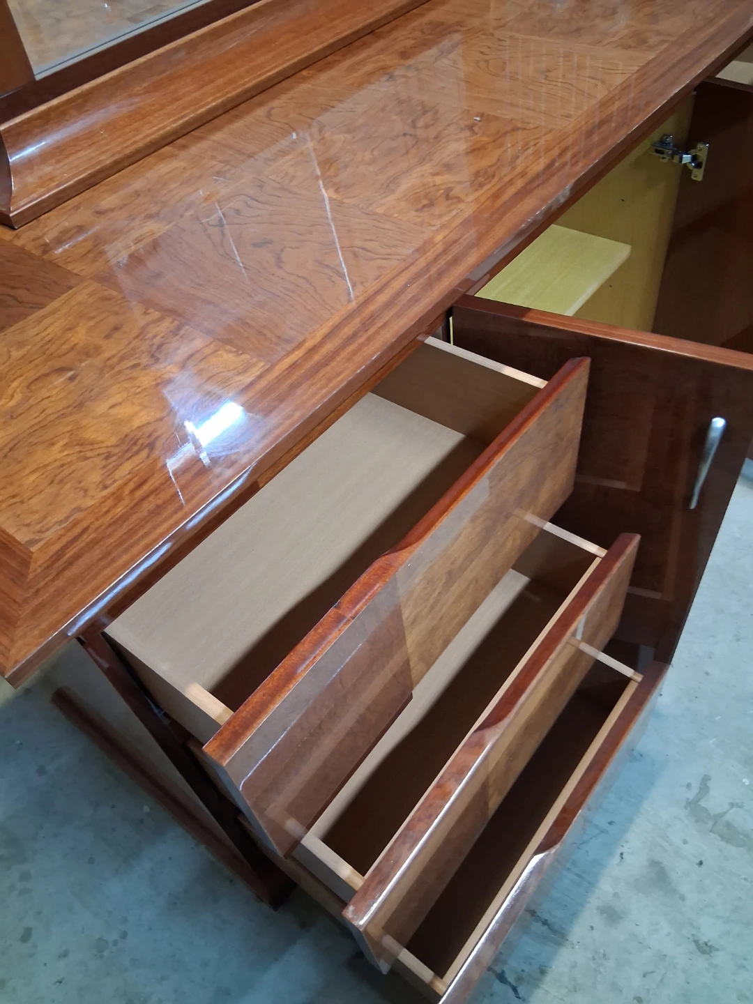 Wood Dresser with Mirror - photo 4