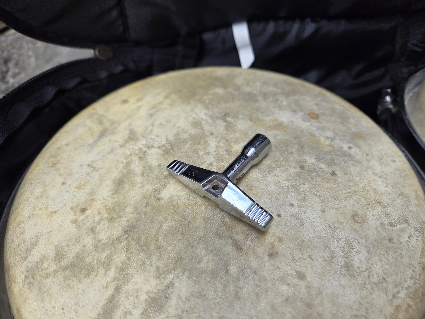 Bongo drum set with carrying bag - photo 4