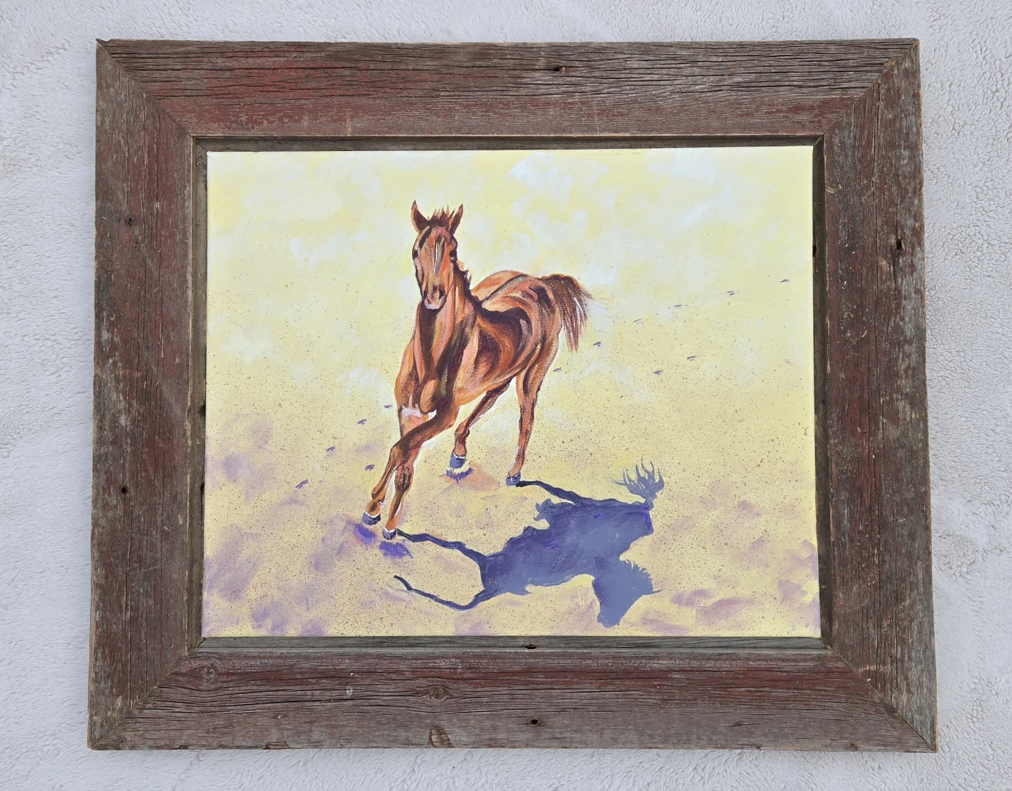 Original Horse Painting on Canvas