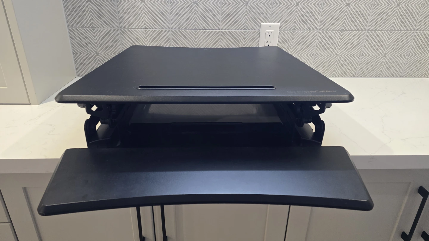 Adjustable Sit-Stand Desk Converter - photo 2