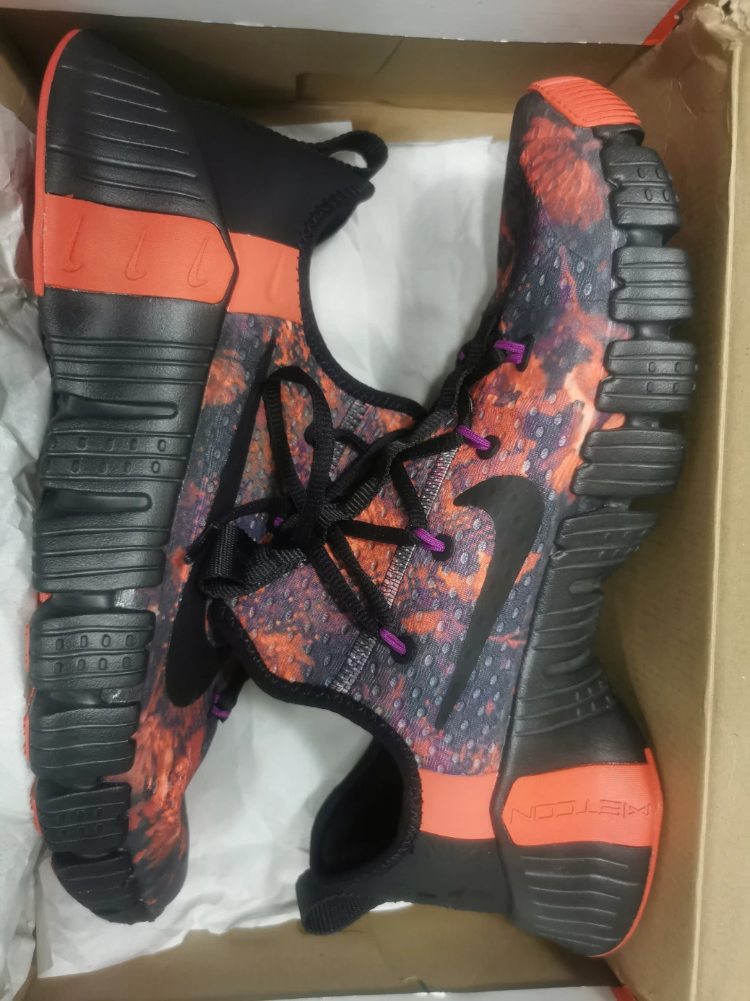Nike Free Metcon 3 Shoes Black/Martian Sunrise - photo 2