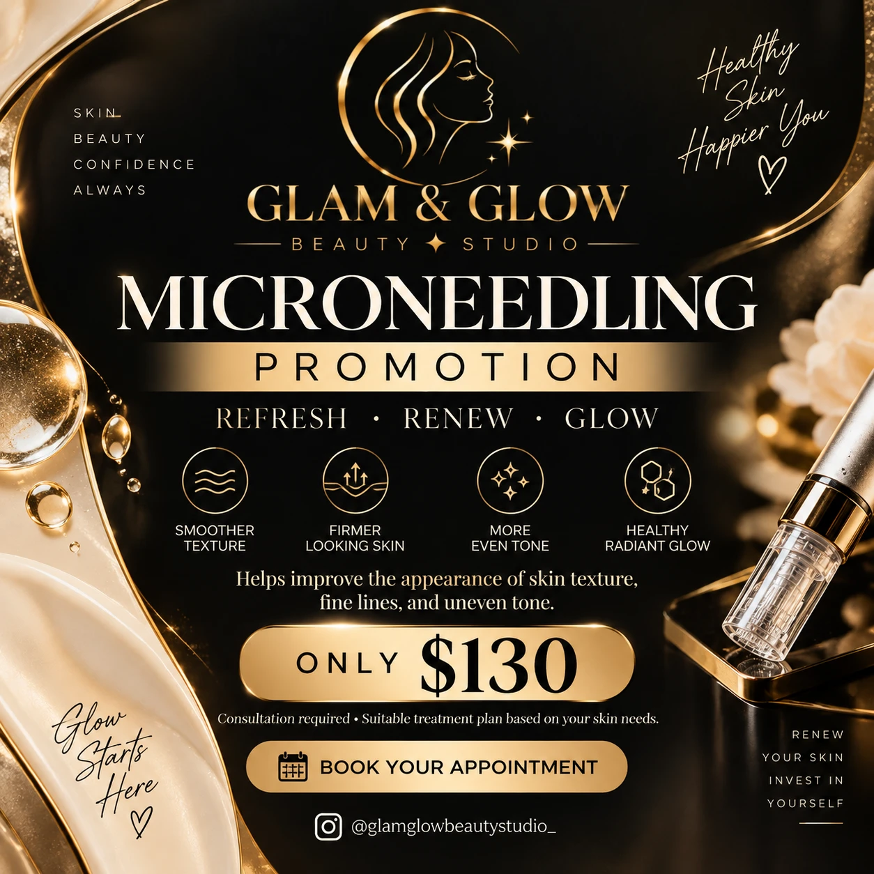 Microneedling promotion