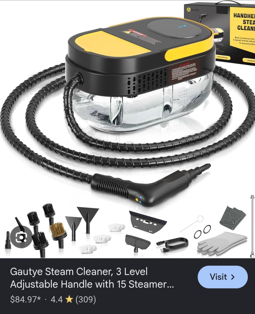 Portable Steam Cleaner 🏈 - photo 3