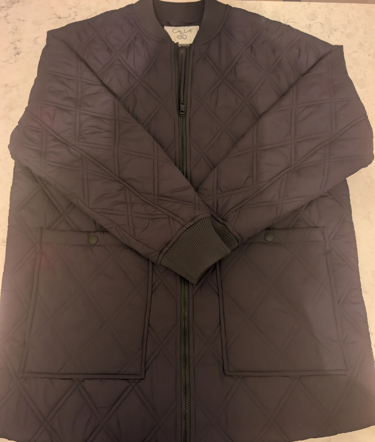 Calla Quilted Bomber Jacket