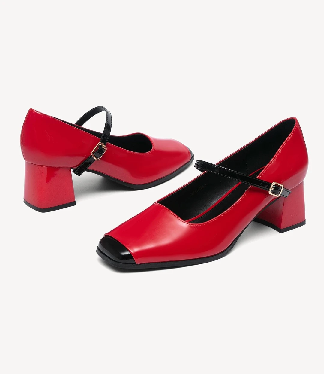 Newbella Red Mary Jane Heels 🏈