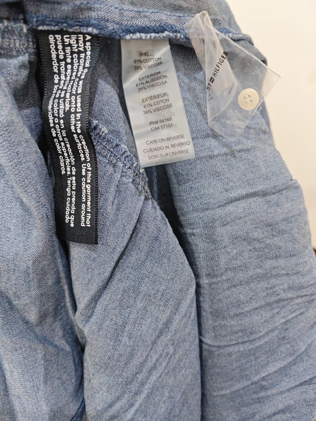 Tommy Hilfiger Tiered Chambray Dress - photo 4