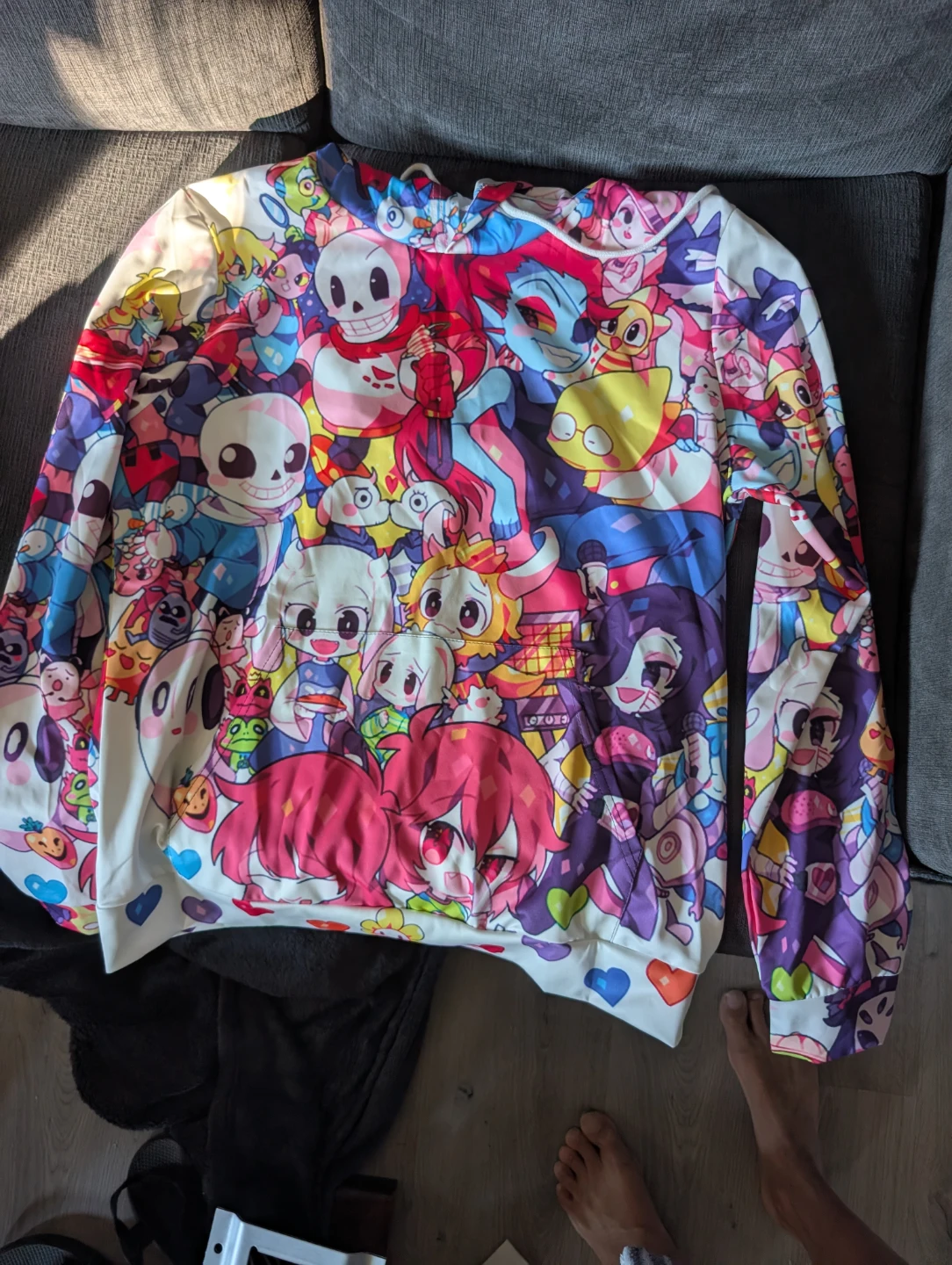 Undertale Character Print Hoodie - photo 2