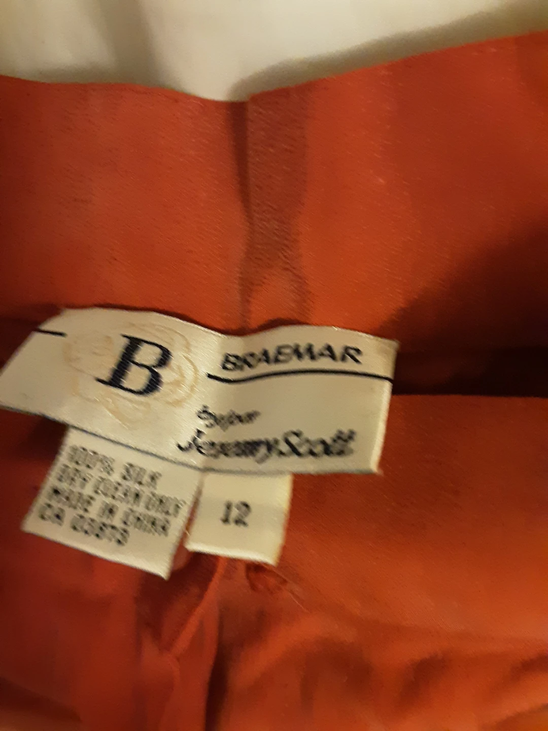Braemar by Jeremy Scott Silk Skirt