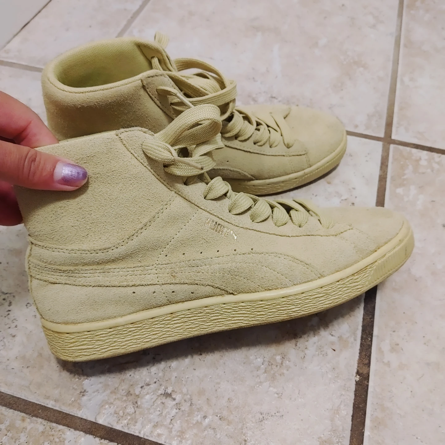 Puma Suede Mid-Top Sneakers size 8.5