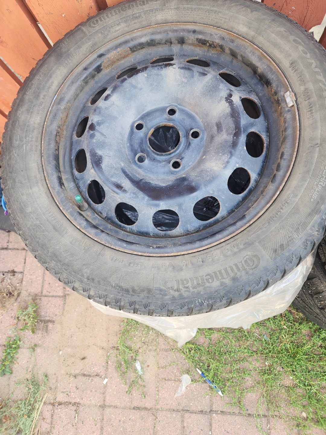 Volkswagen Alloy Wheels and Tires Set