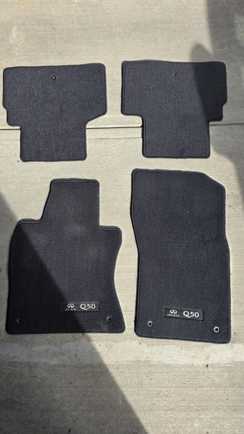 Infiniti Q50 Carpet Floor Mats - Set of 4
