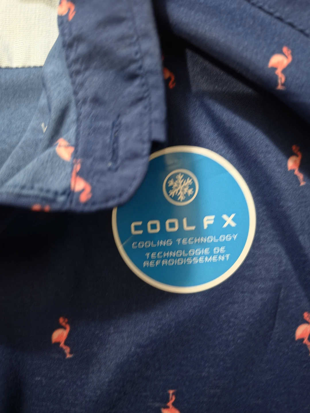 🏈 IZOD Flamingo Print Shirt - Large (NWT) - photo 3