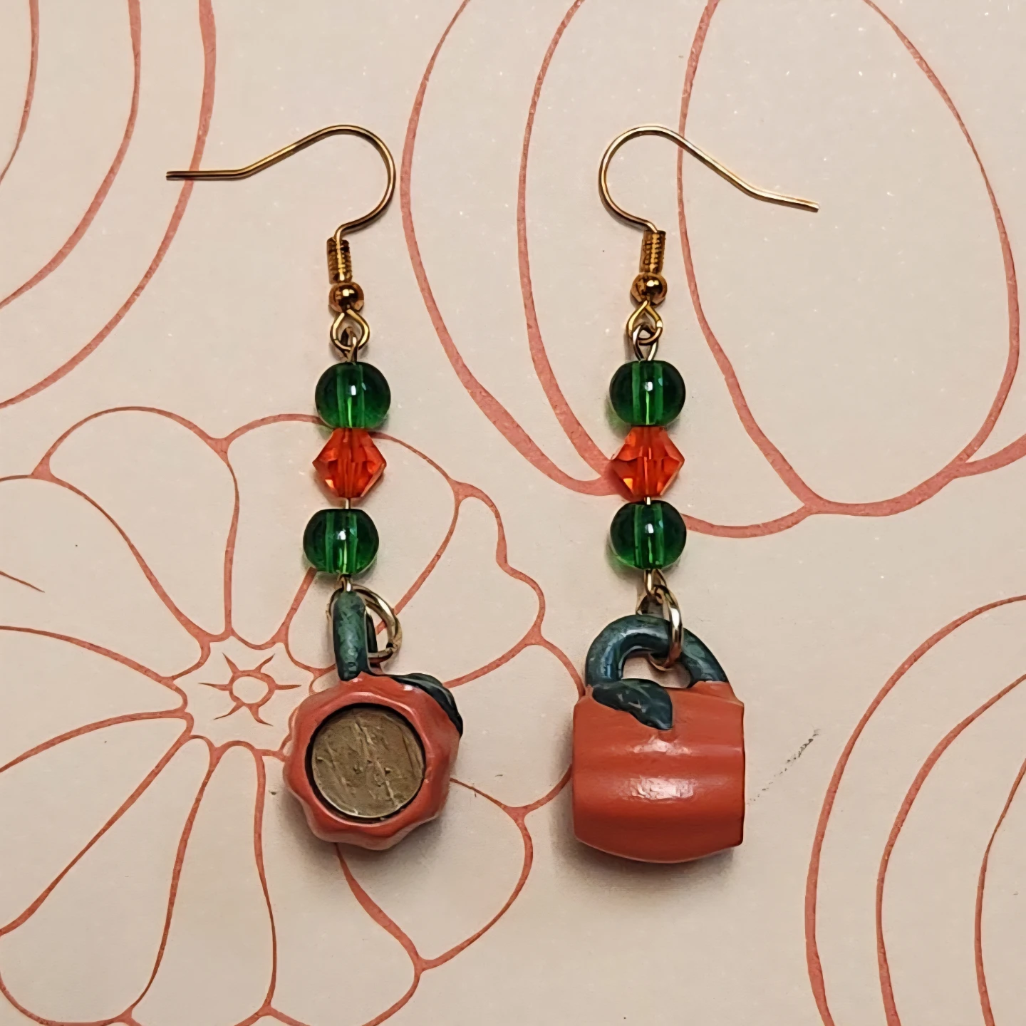 Pumpkin Tea Jewellery Set - photo 3