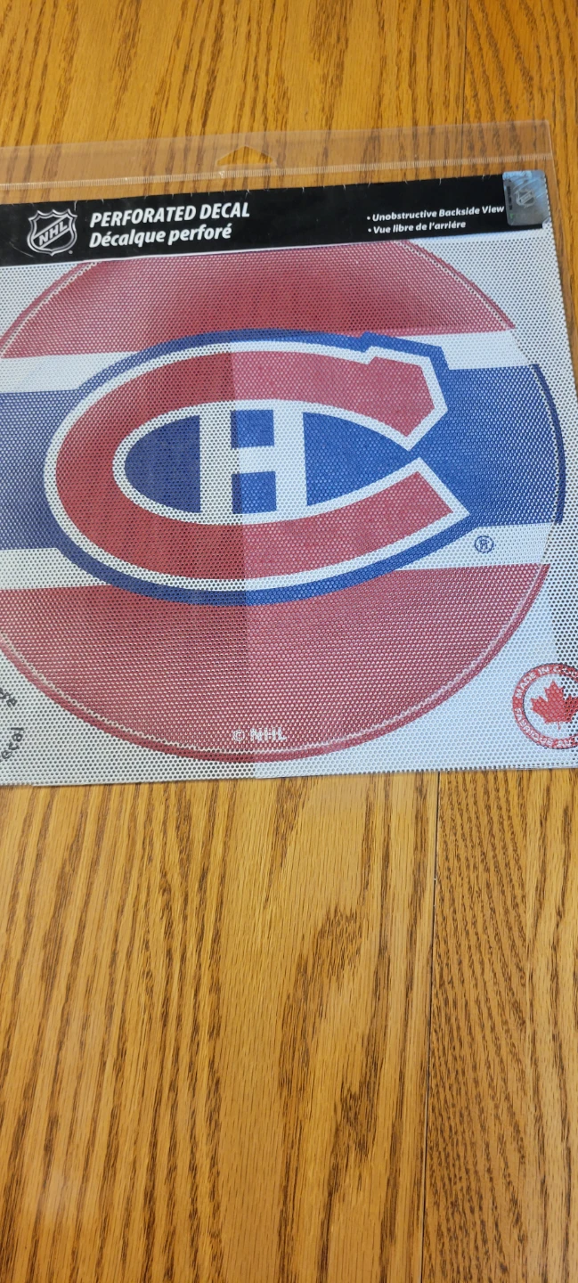 Montreal Canadiens Perforated Window Decal