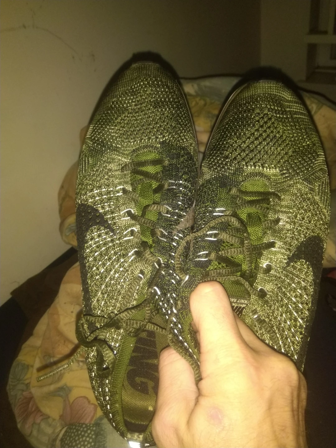 Nike Flyknit Racer Rough Green - photo 3