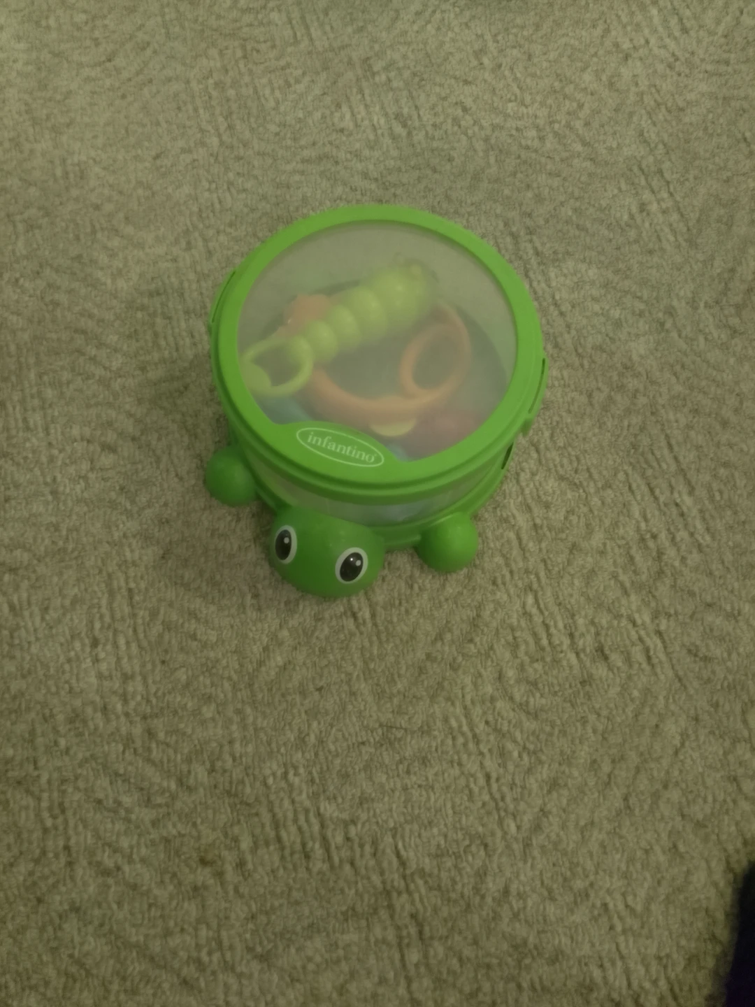 Infantino Turtle Rattle Drum and Toy Set