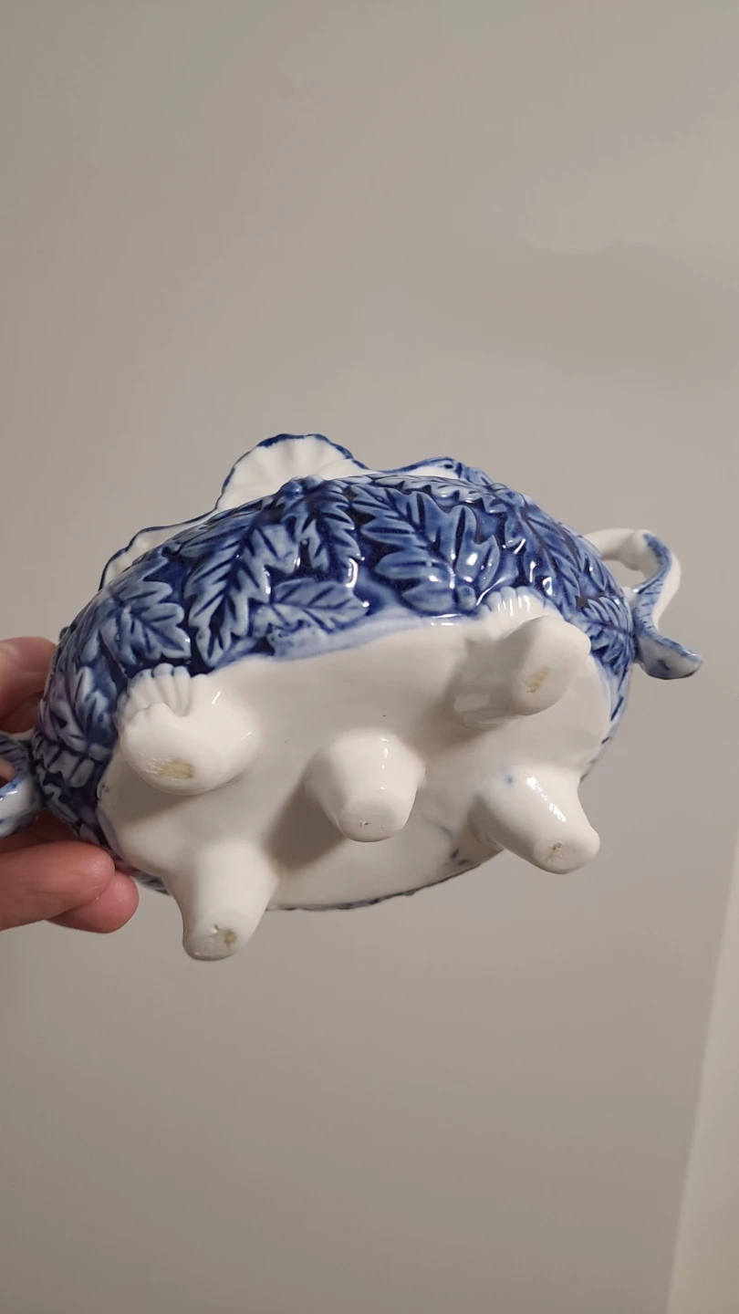 Vintage Blue and White Porcelain  Bowl - photo 2