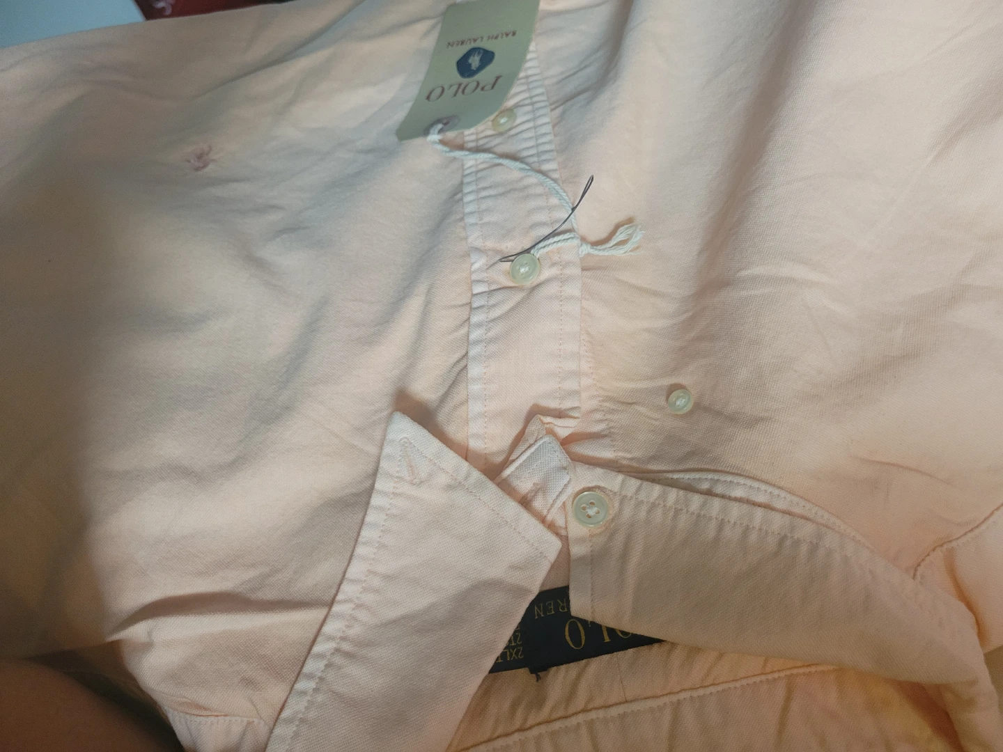 Polo Ralph Lauren Peach Button Down Shirt
