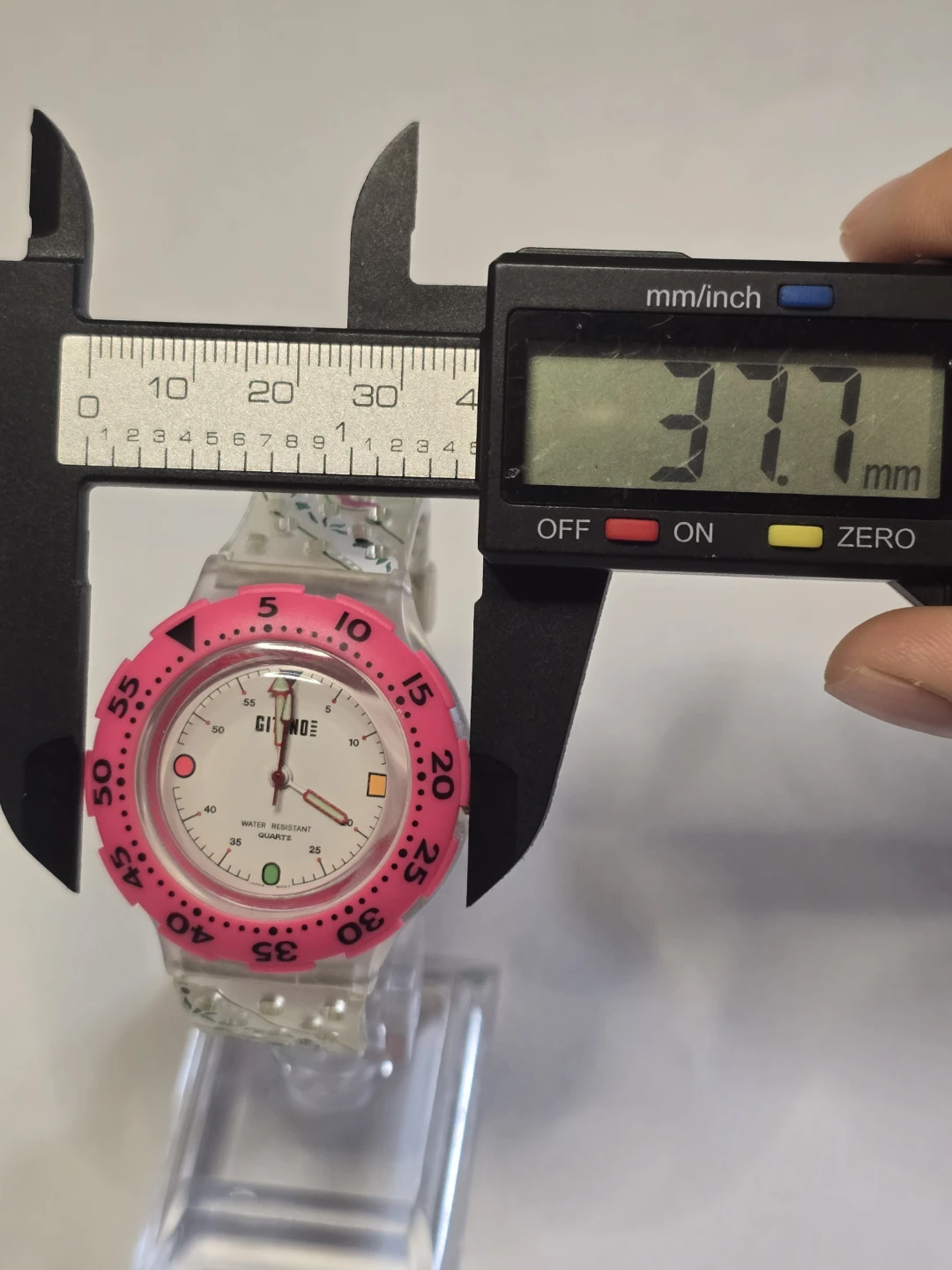 37mm Gitano Resin Watch Pink - photo 2