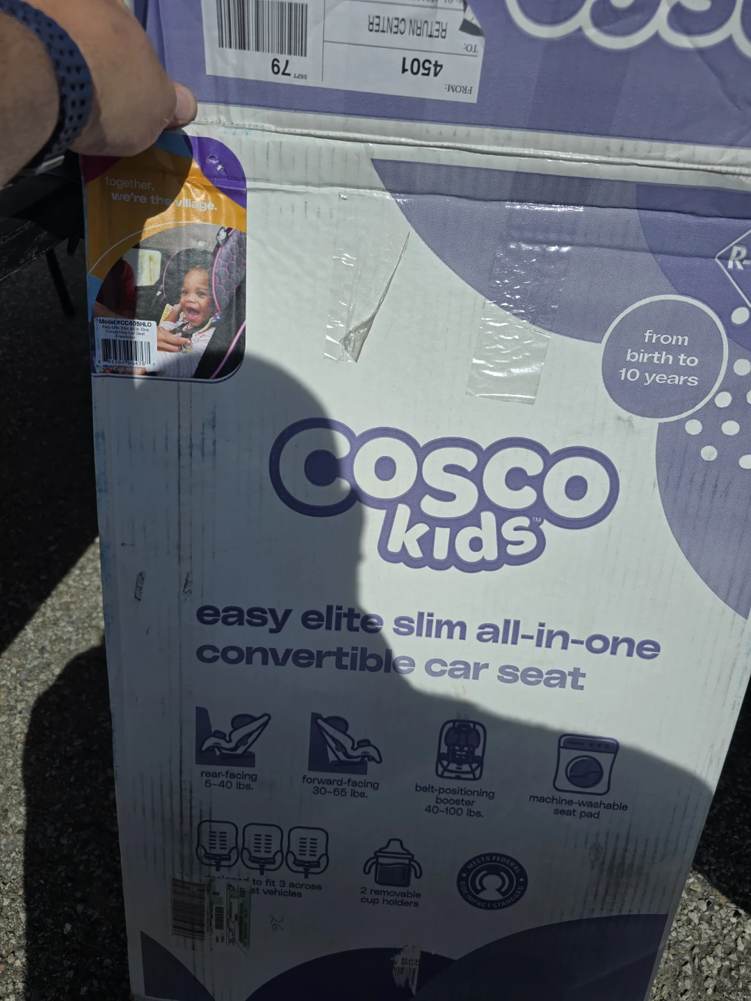 Cosco Kids Easy Elite Slim All-in-One Car Seat - photo 2