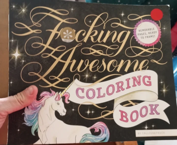 F*cking Awesome Coloring Book by Calligraphuck - photo 2