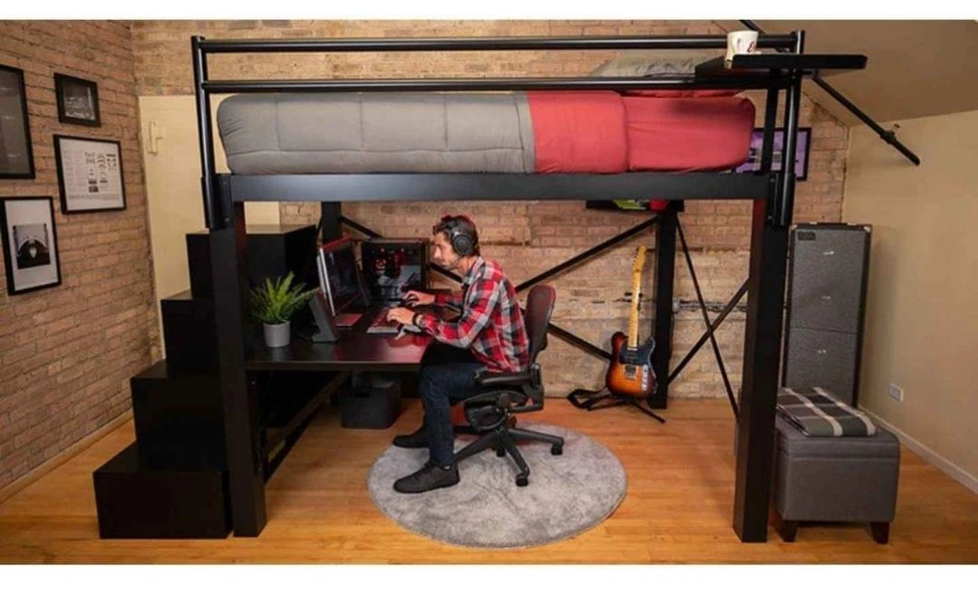 Loft Bed Metal (Heavy-Duty) - Adult Queen Size - photo 3