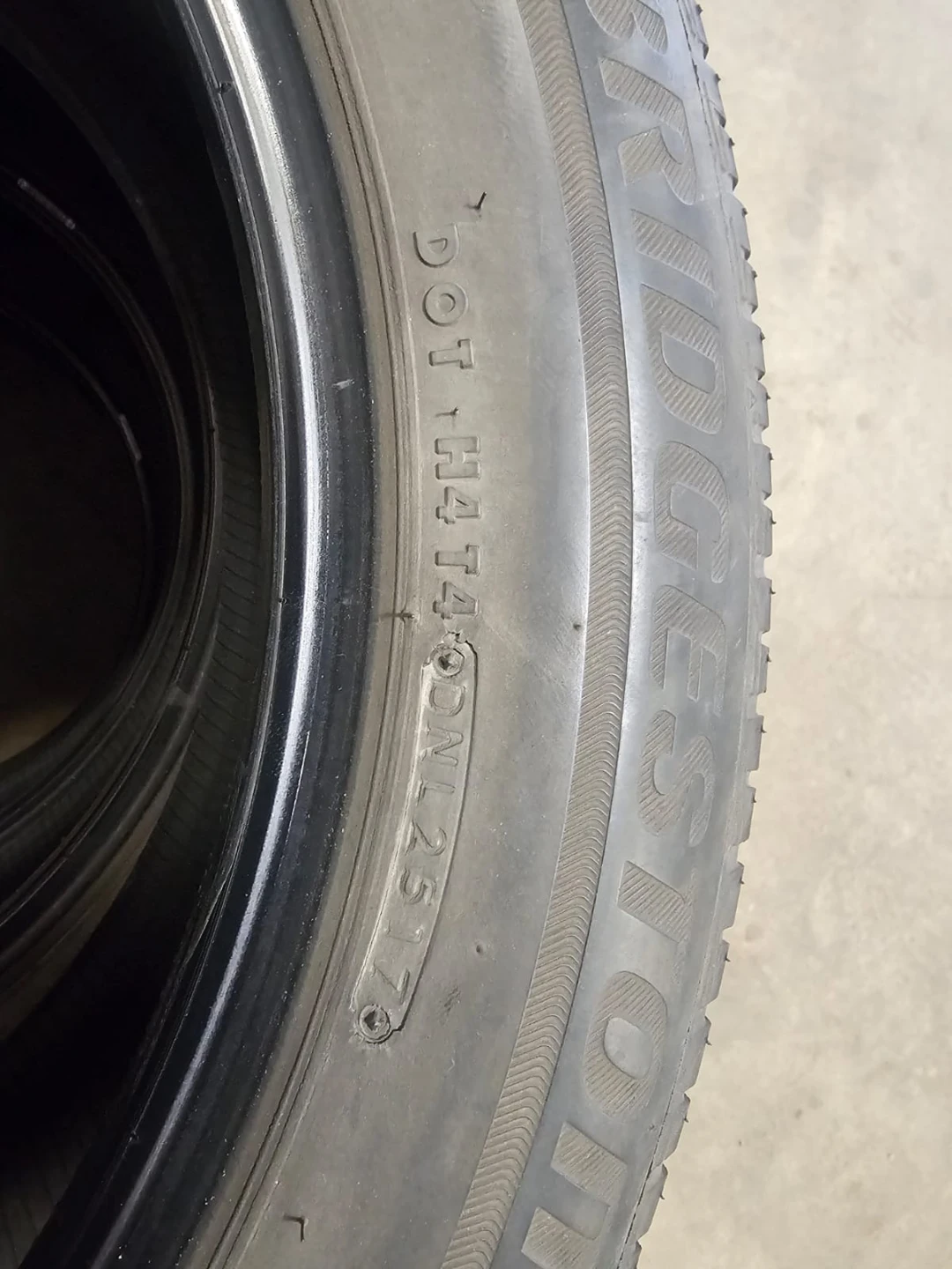 Set of 4 Bridgestone Ecopia Tires 225/55R19