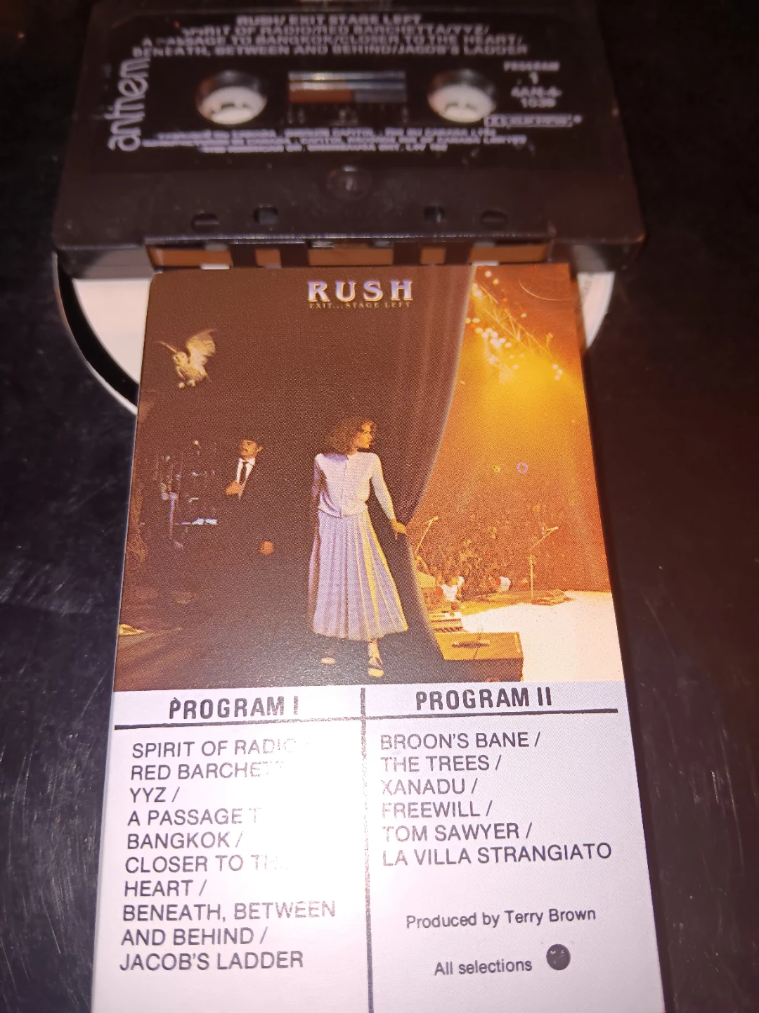 Rush - Exit Stage Left Cassette Tape