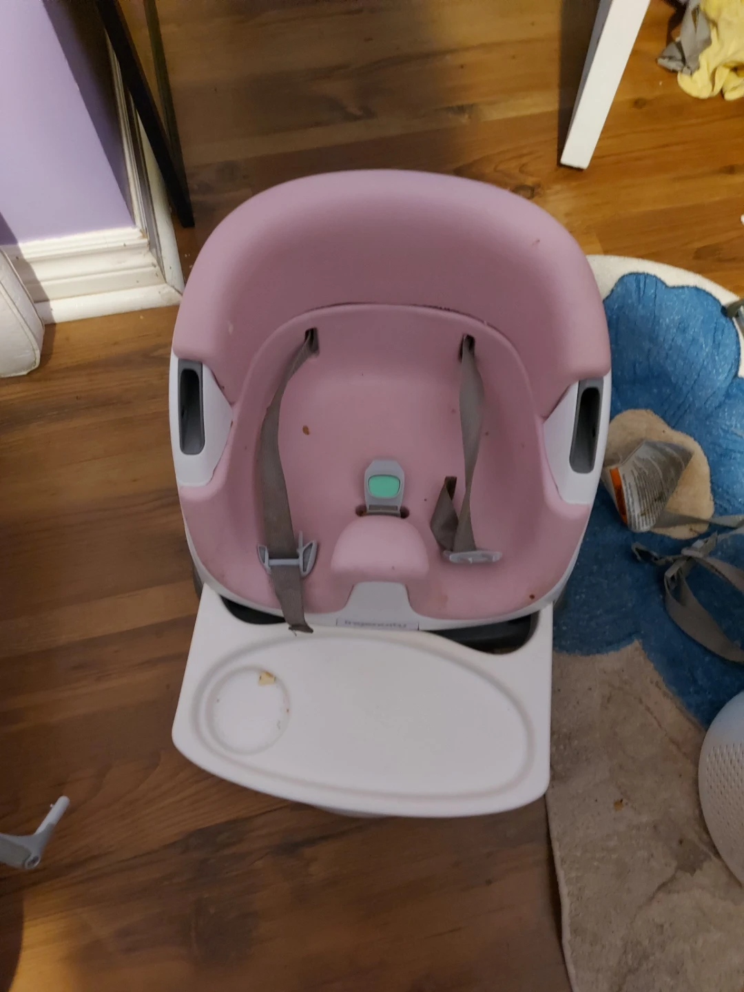 Ingenuity baby base 2 in 1 seat, 1 rose 1 teal