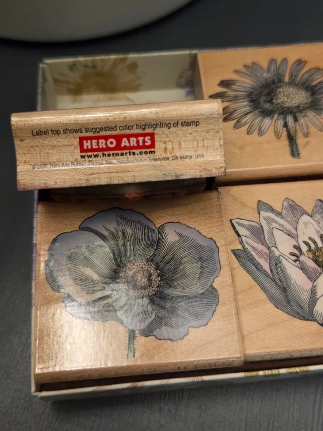 4pk Flower Stamps 🌷 - photo 2
