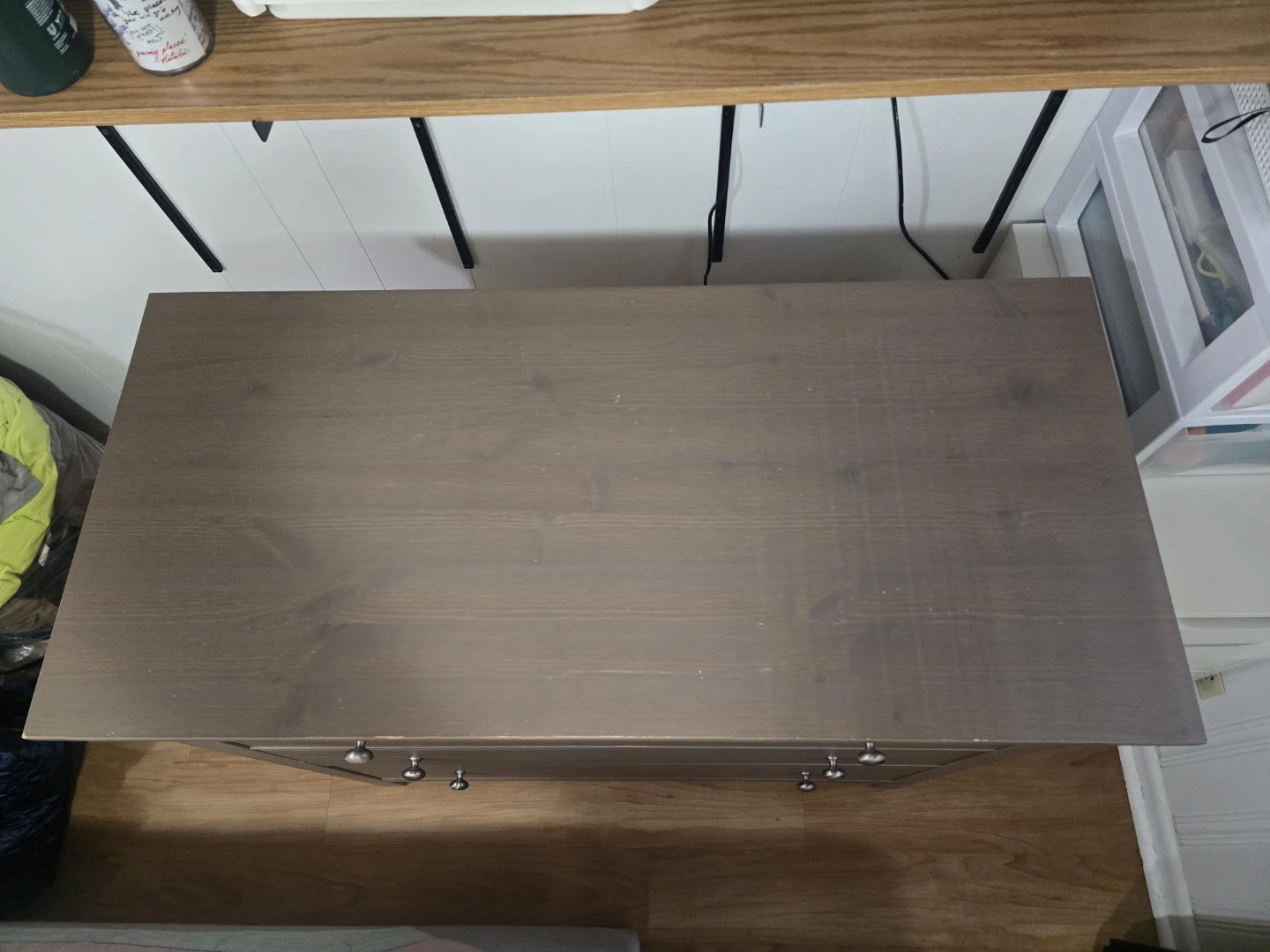 Ikea Grey-Brown 3 Drawer Dresser - photo 5