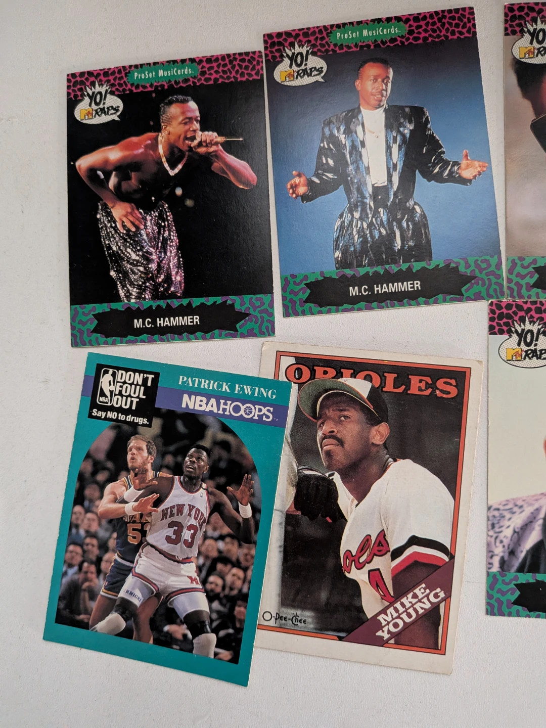 Vintage 1990s Basketball and Yo! MTV Raps Cards - photo 2