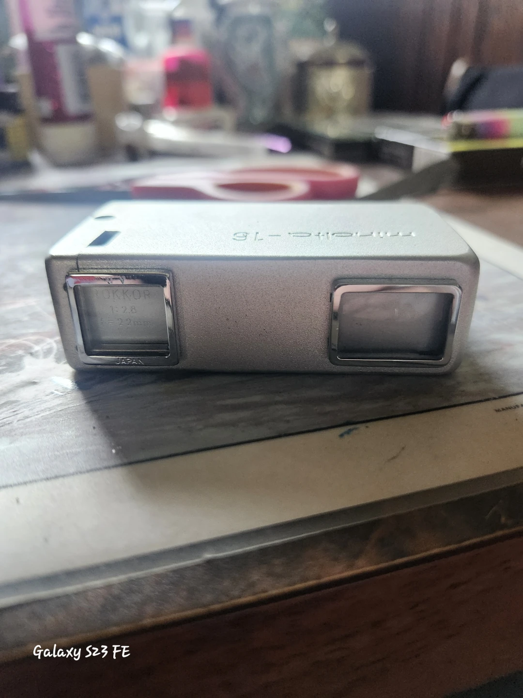 Minolta-16 subminiature camera