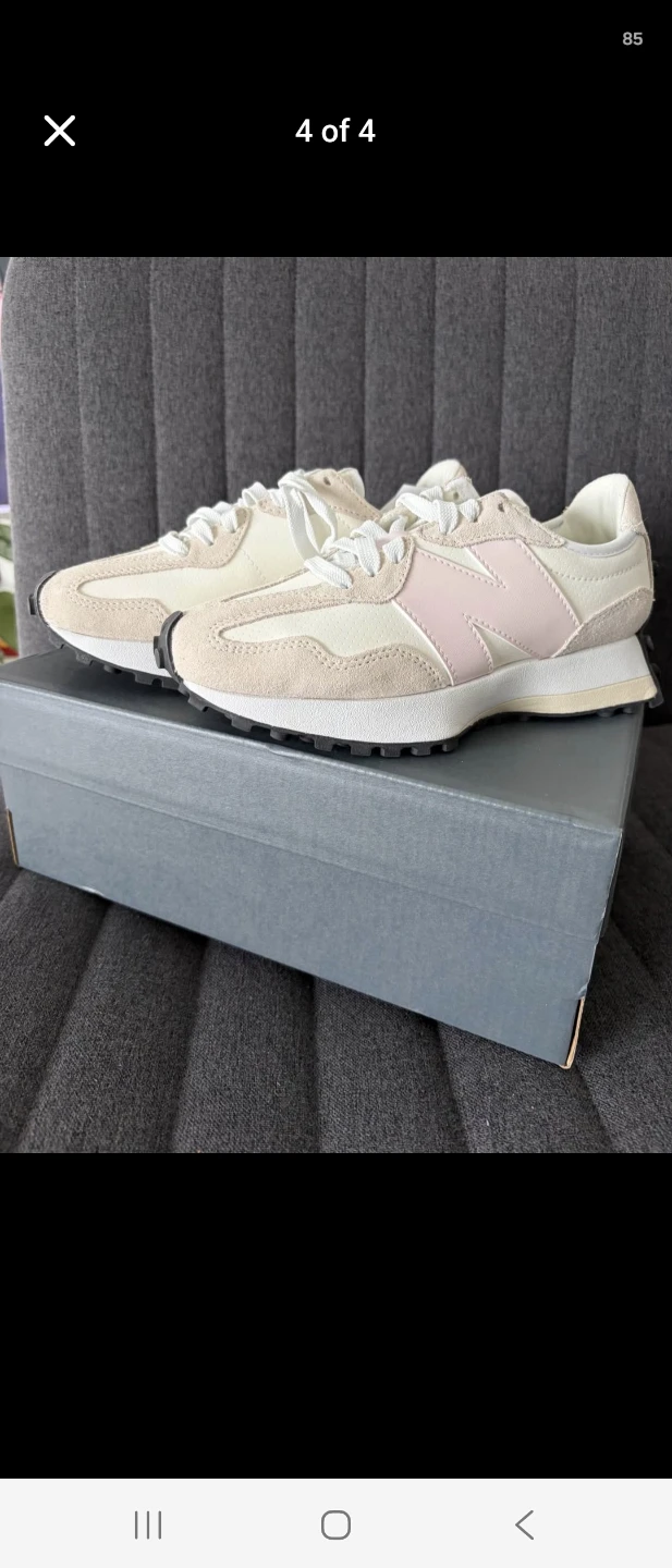 New Balance 327 White Pink Sneakers Women's 5.5