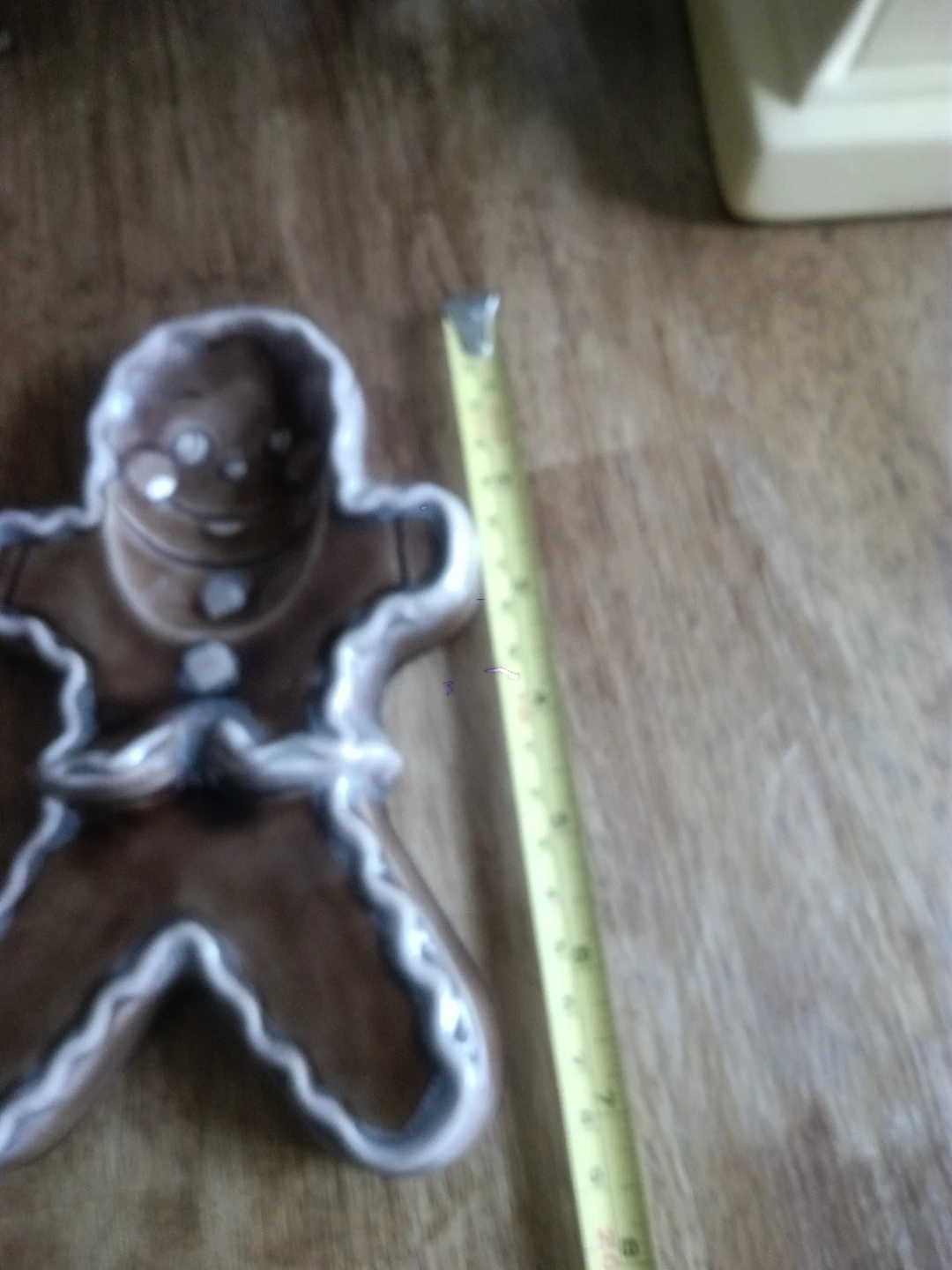 🏈Ceramic Gingerbread Man Dish - photo 2