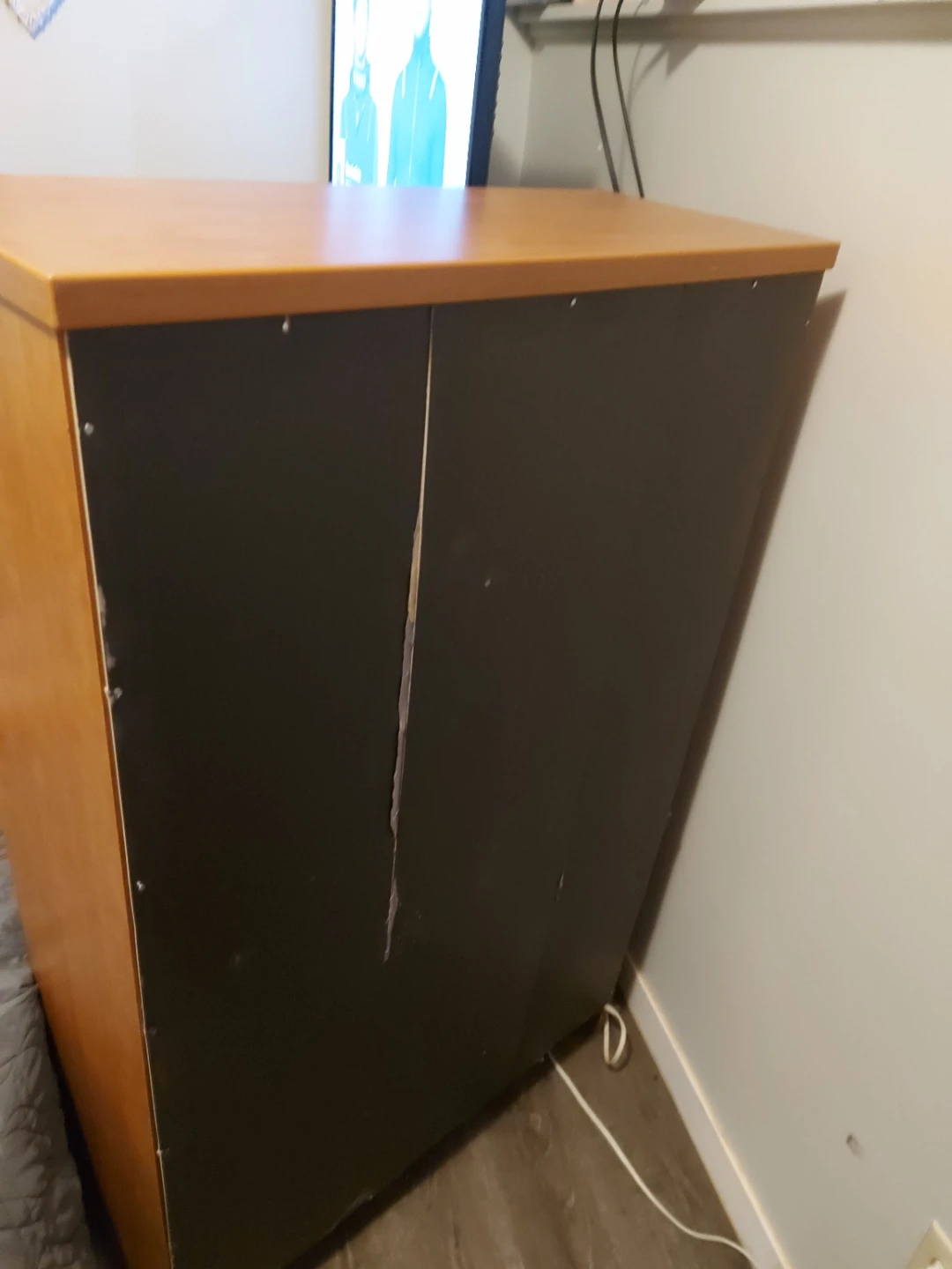 Wooden 3-Shelf Bookcase - photo 4