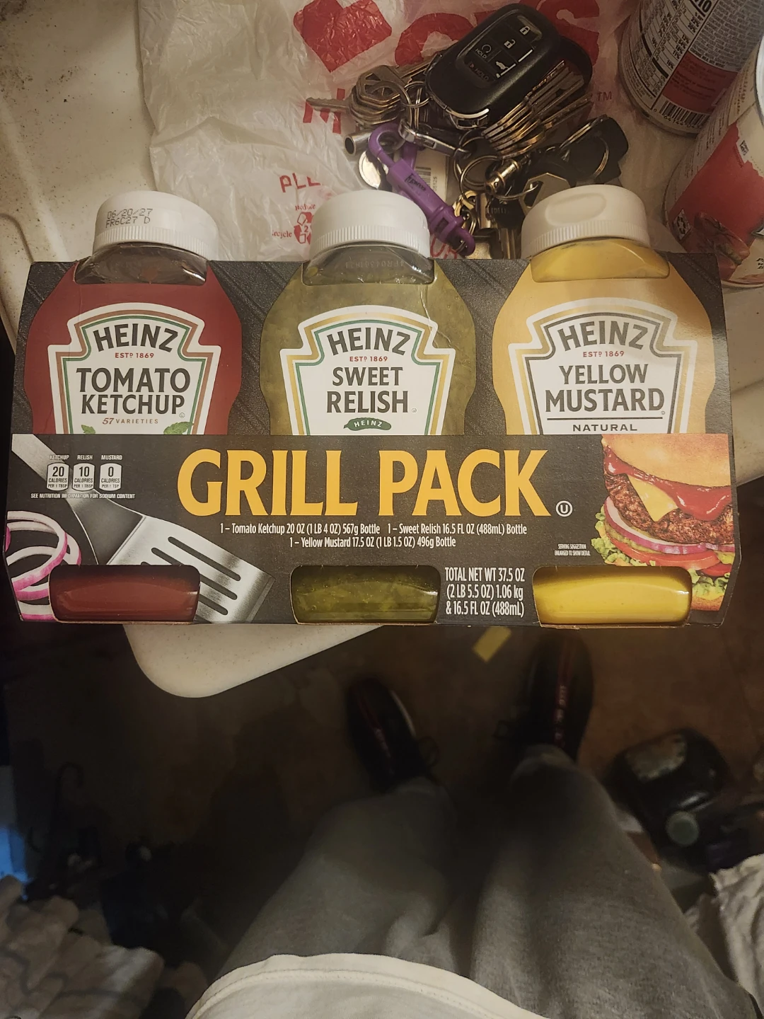 Heinz Grill Pack - Ketchup, Relish, and Mustard